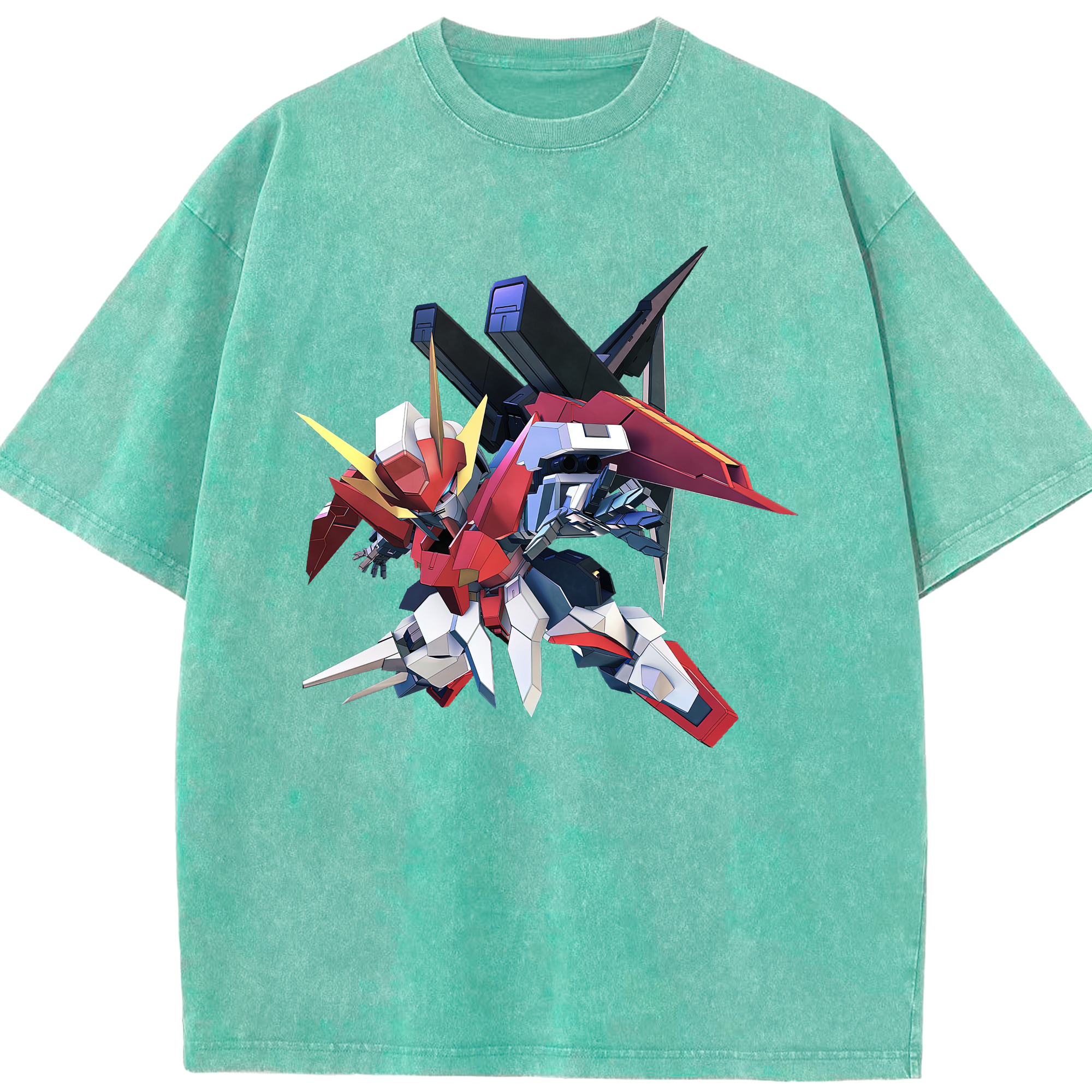 （画像用） 機動戦士ガンダム Mobile Suit Gundam 綿100% ヴィンテージ風 半袖Tシャツ（フロントプリント）
